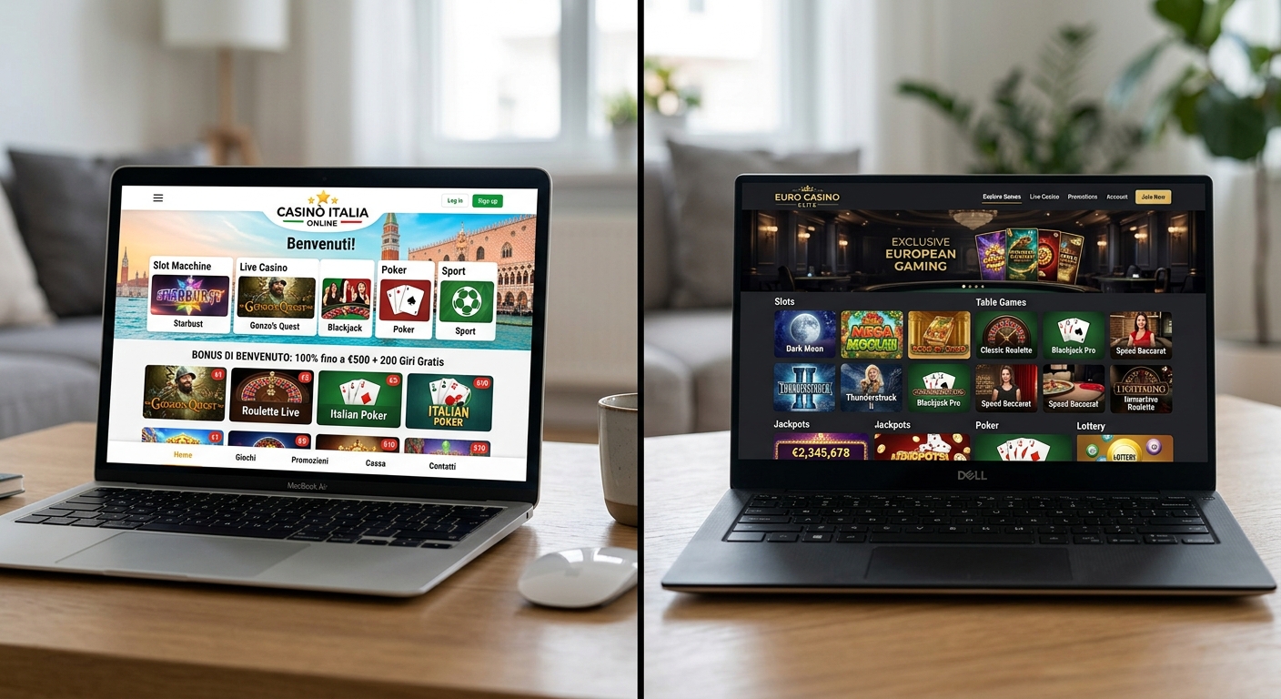 Principali differenze tra piattaforme ADM e siti europei - migliori casino online europei che accettano italiani